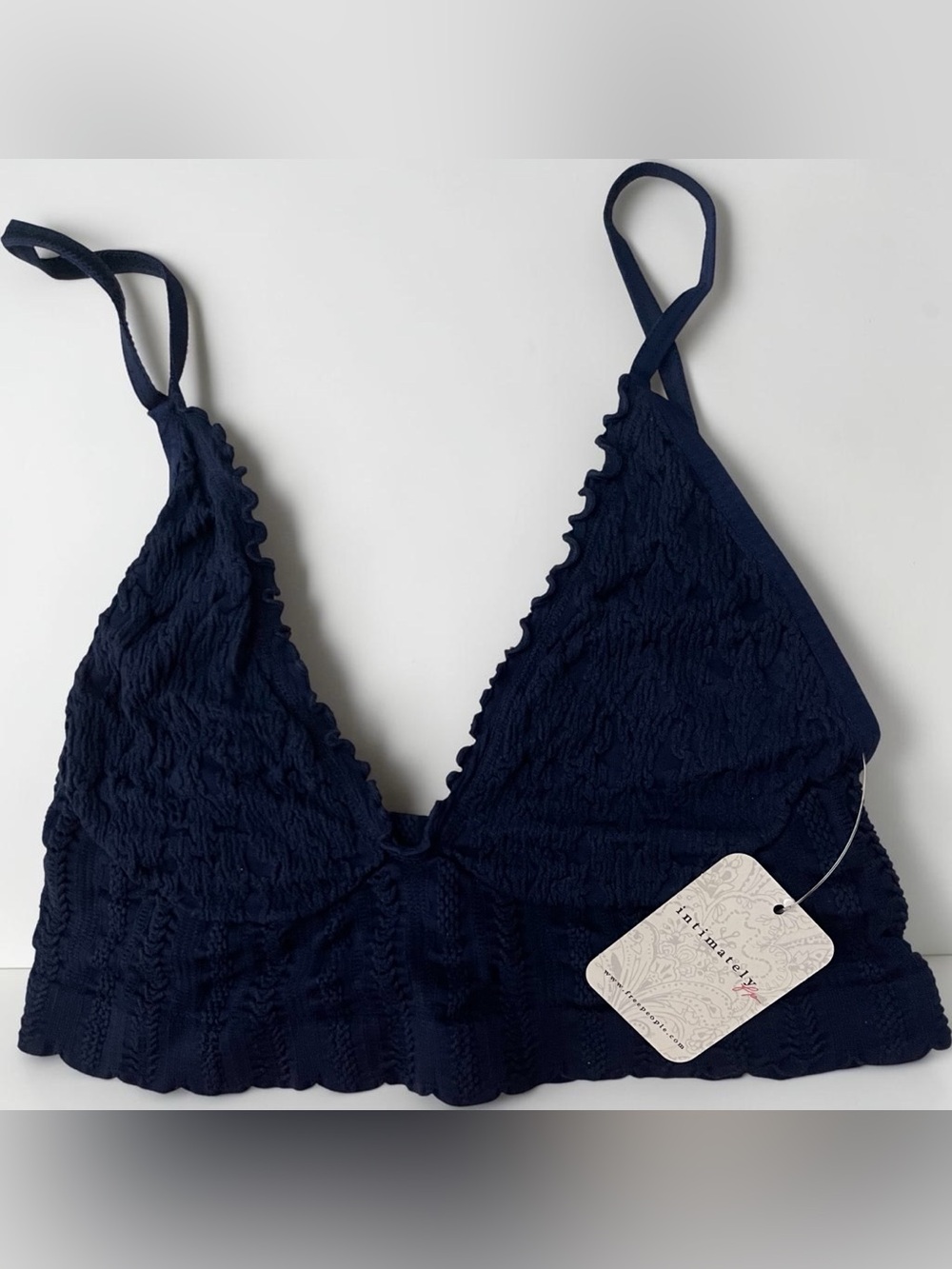 Free people Intimately free people dark blue bralette nwt